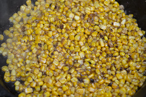 caramelizing corn.